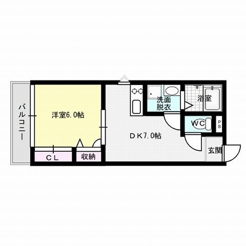 エルモス姪浜 間取り