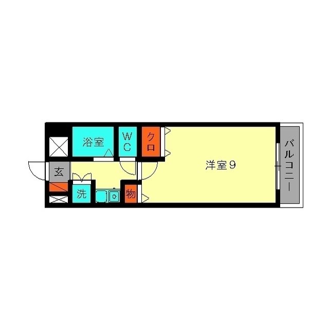 エクセレント野上 302号室 間取り