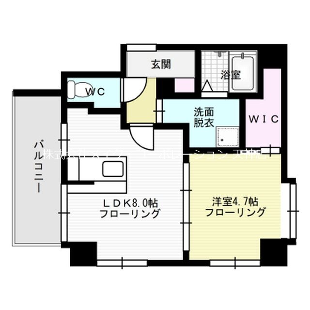 ビュークレスト天神 間取り