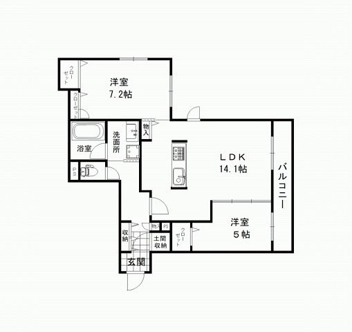 ブライトS6 間取り