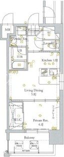 アルファシオベイス博多 間取り