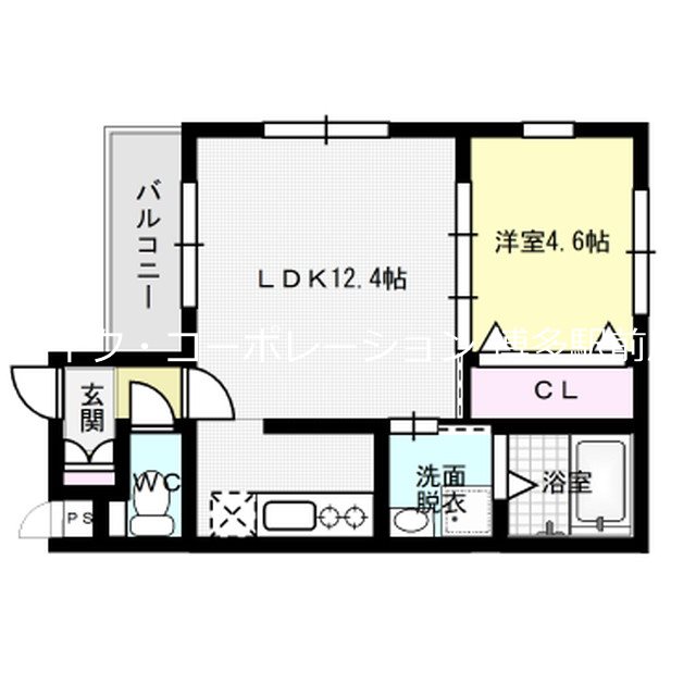 ラバーラ竹下 間取り
