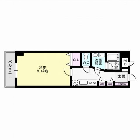 サンフローラ西新 間取り