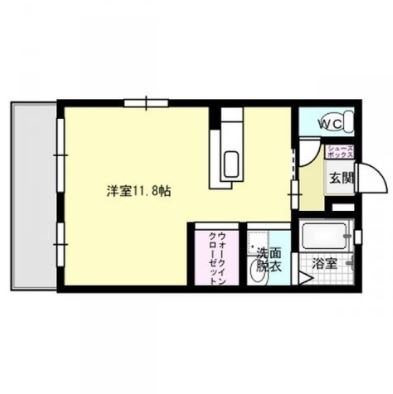 シャーメゾン西新 間取り