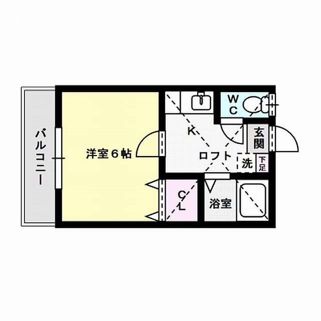 ジュネス10 間取り図