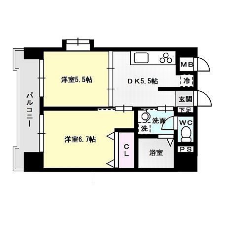 アドヴェル荒江 間取り