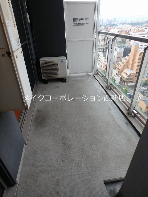 ラクレイス西新 ベランダ
