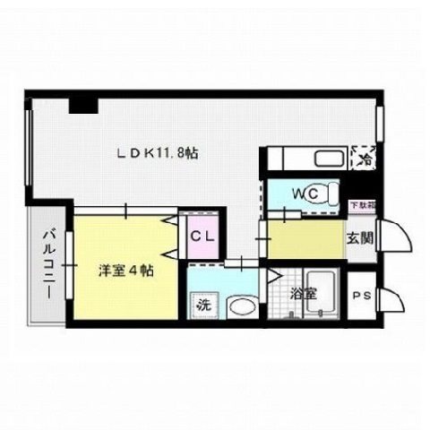 クレシア姪浜 間取り