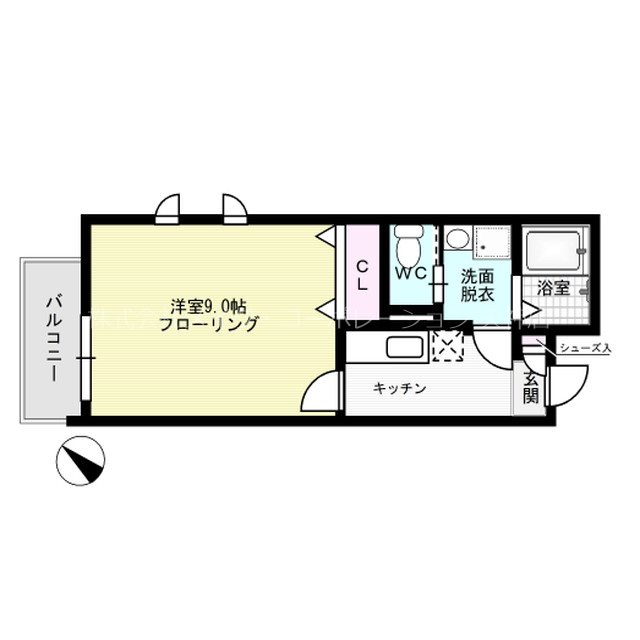 シュルーク薬院白金 間取り