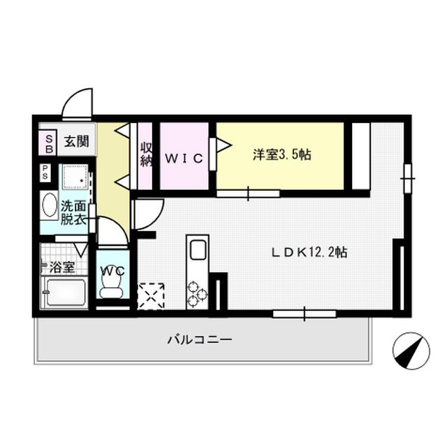 D-room笹原駅南 302号室 間取り