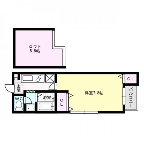 ポラリスべふST～ネット無料～ 間取り