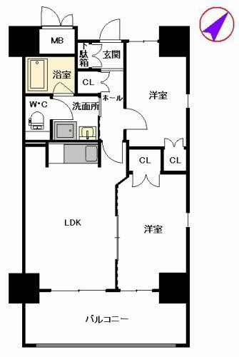 シャーメゾンステージ博多 間取り