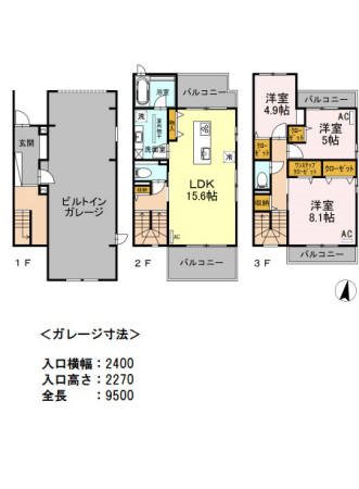 D-room西新Ⅱ 間取り