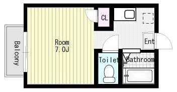 サンリバーⅡ 103号室 間取り