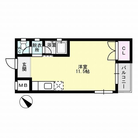 ヴィラージュ美野島 間取り