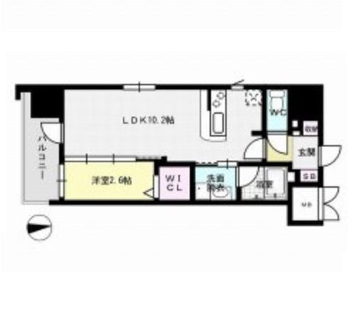 ネストピア藤崎駅前～ネット無料～ 間取り