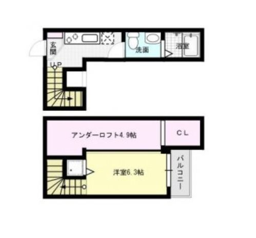 GECK南片江～ネット無料～ 間取り