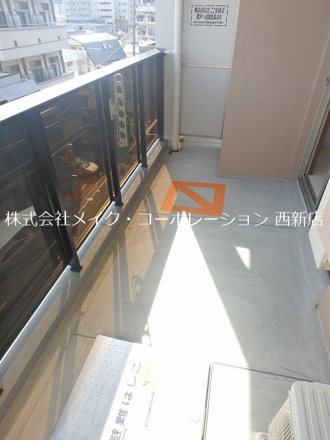 エソラ西新～ネット無料～ ベランダ