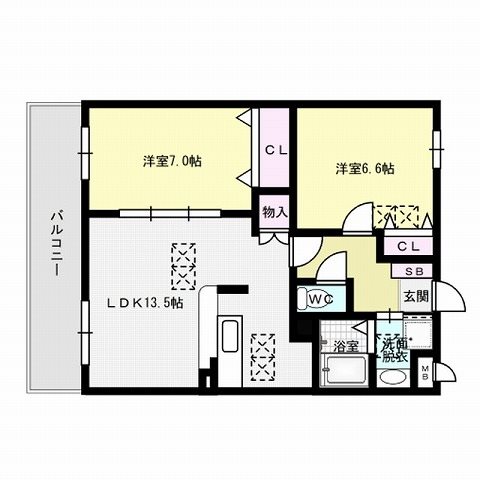 ソフィエグリュ 間取り