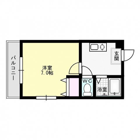 プレステージ室見南～ネット無料～ 間取り