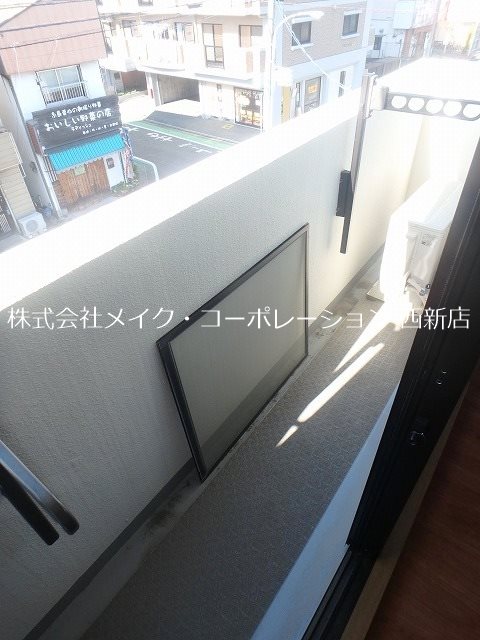 ベランダ プレステージ室見南~ネット無料~ ベランダ