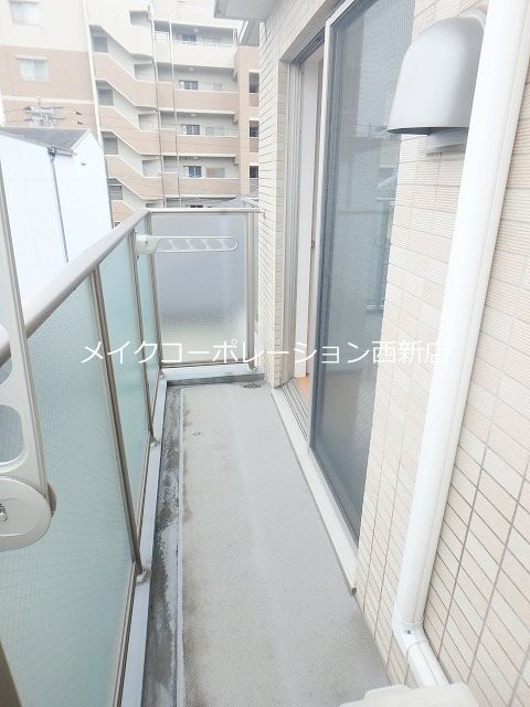 リアン西新～ネット無料～ ベランダ