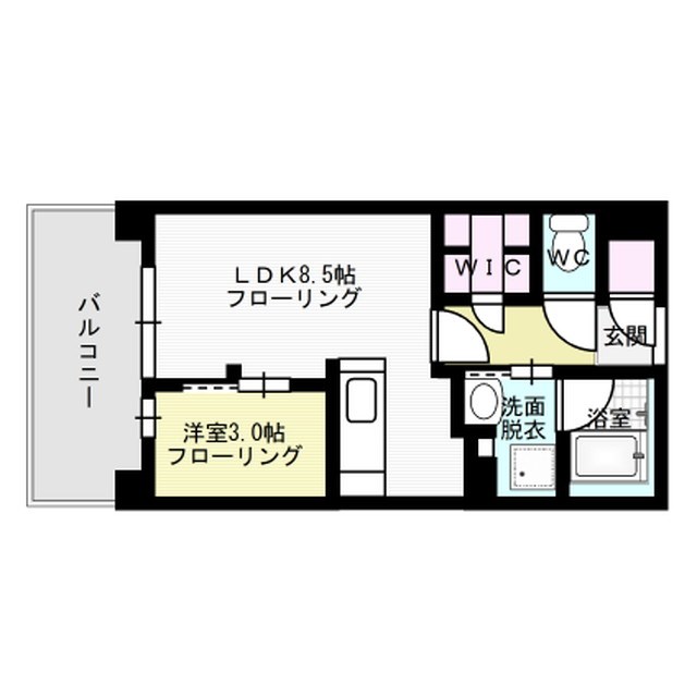 RJRプレシア西公園ベイサイド 間取り