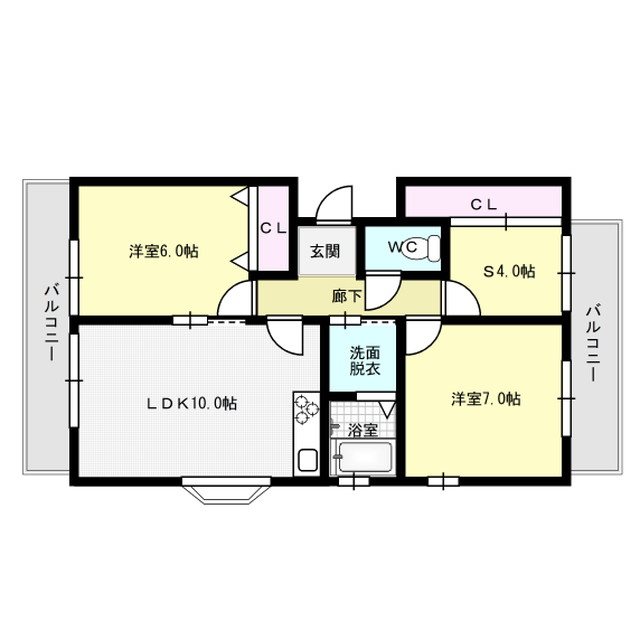 サンコーポ須玖 間取り図