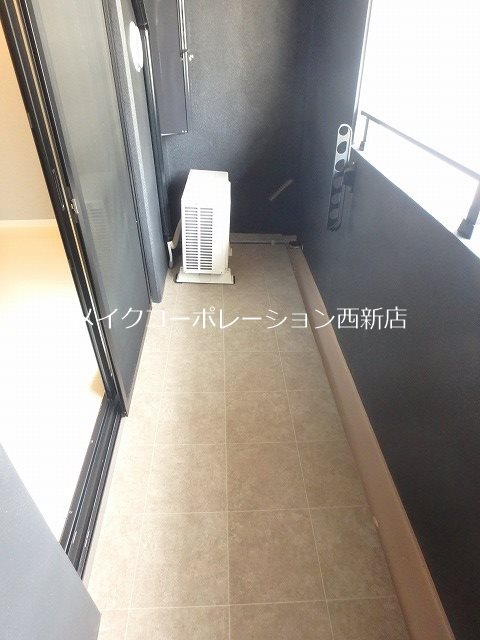 インプルーブ西新 ベランダ