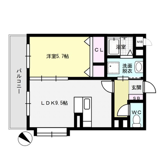 間取り ジュネスふぢ 間取り図