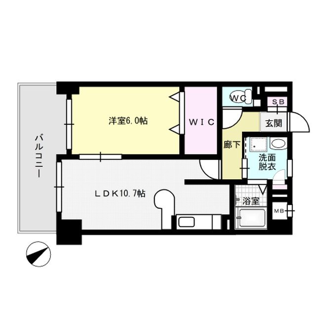 グランパ藤永田 202号室 間取り