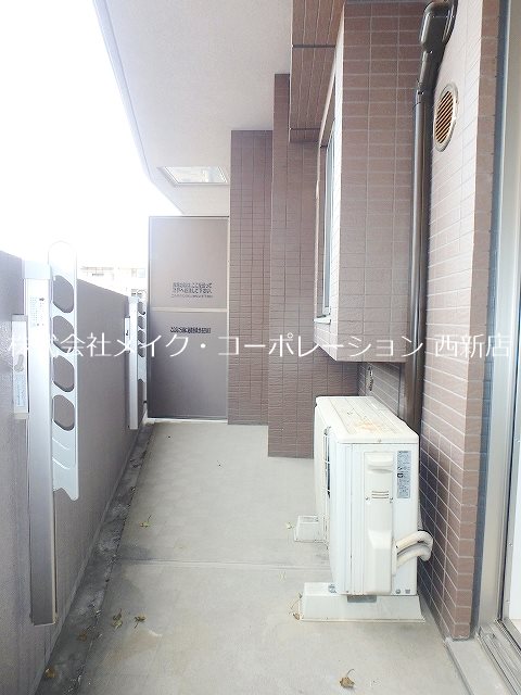 ベランダ ネストピア西新Ⅱ~ネット無料 ベランダ