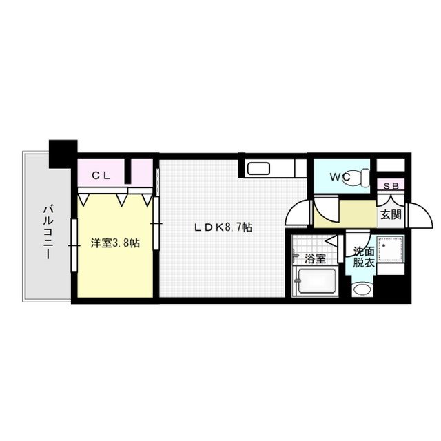 スタンドリバーしののめ 301号室 間取り