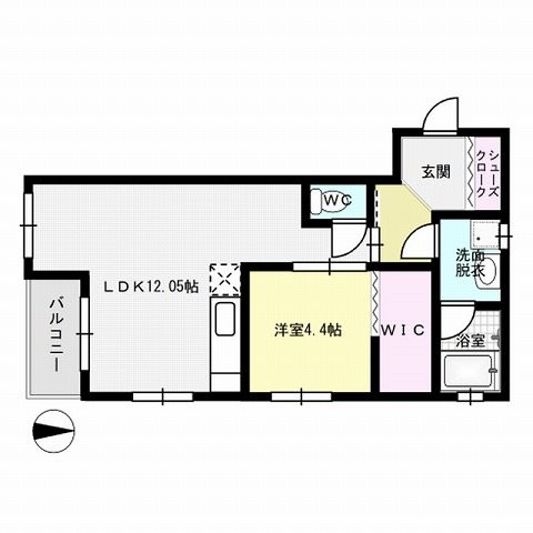 エリーナハイツ梅林駅前 間取り
