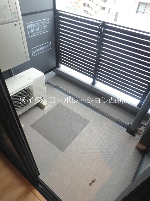デュオフラッツ西新WEST～ネット無料～ ベランダ