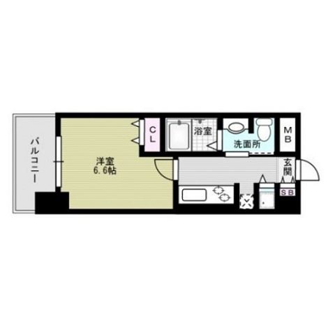 ステイツ姪浜駅前 間取り