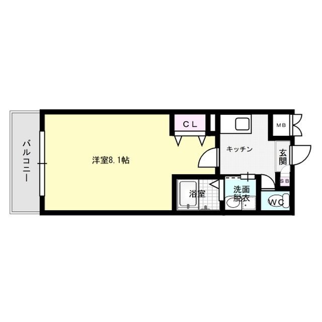 グレートフル南福岡 103号室 間取り