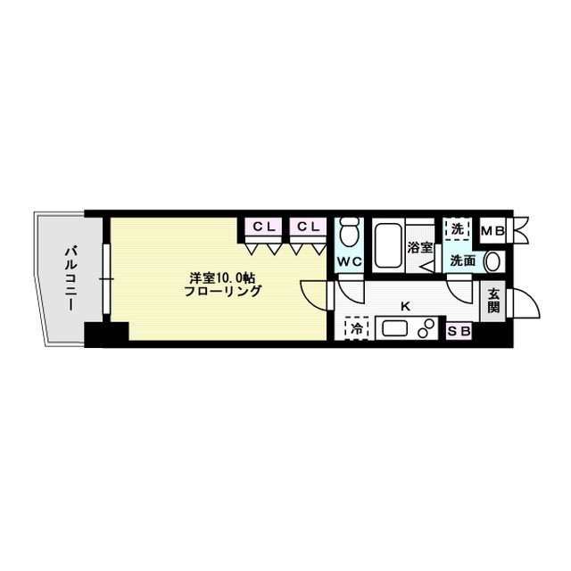 ロイヤルコンフォート渡辺通 間取り