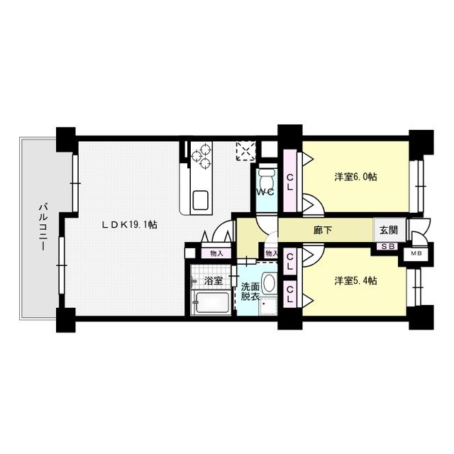 イルグランデ春町公園 間取り図