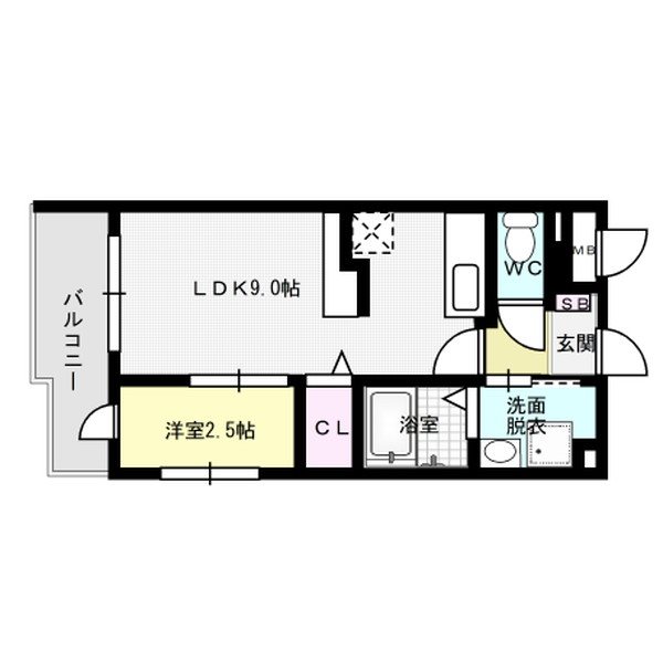 間取り グランソレイユ博多南 間取り図