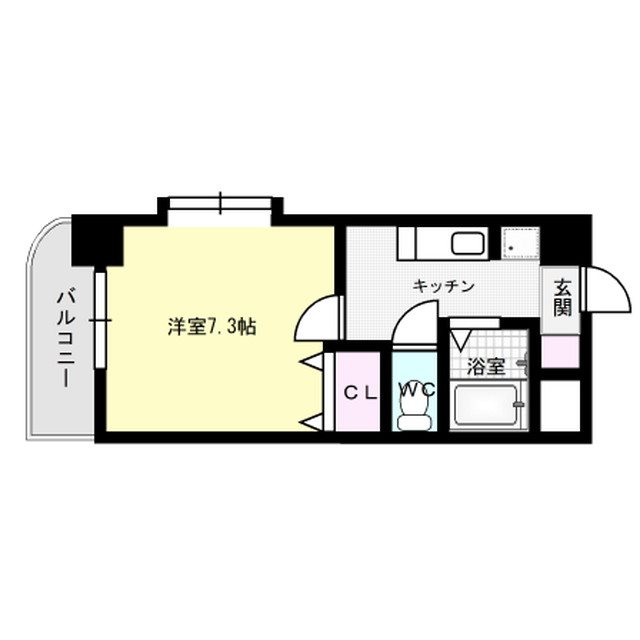 アルメリア白木原 間取り図