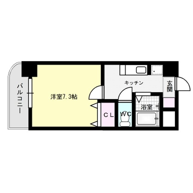 アルメリア白木原 間取り図