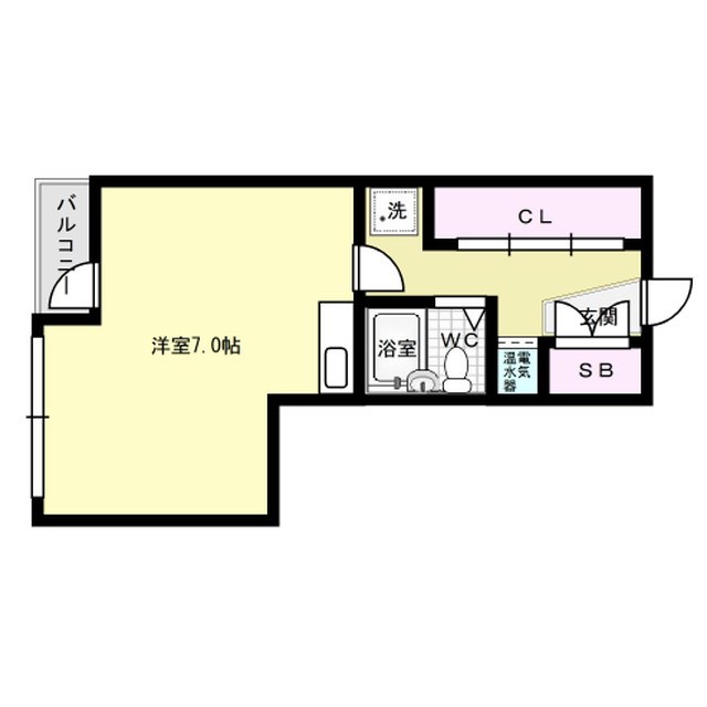 モナーク大橋 間取り図
