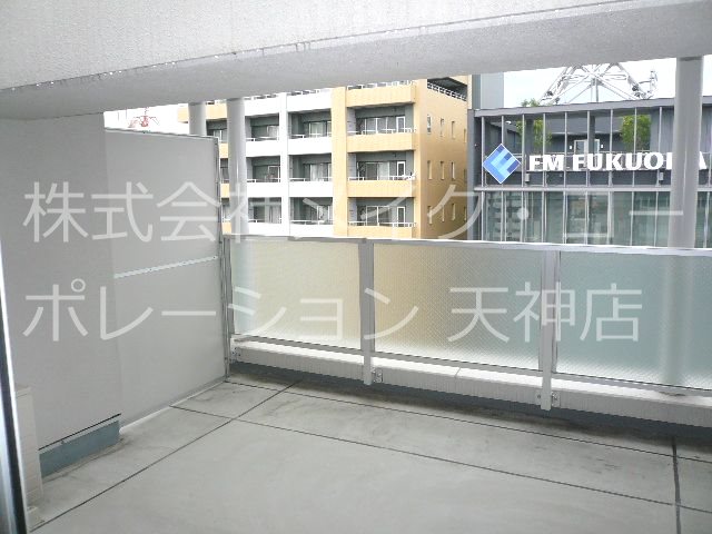 サンクス渡辺通 ベランダ