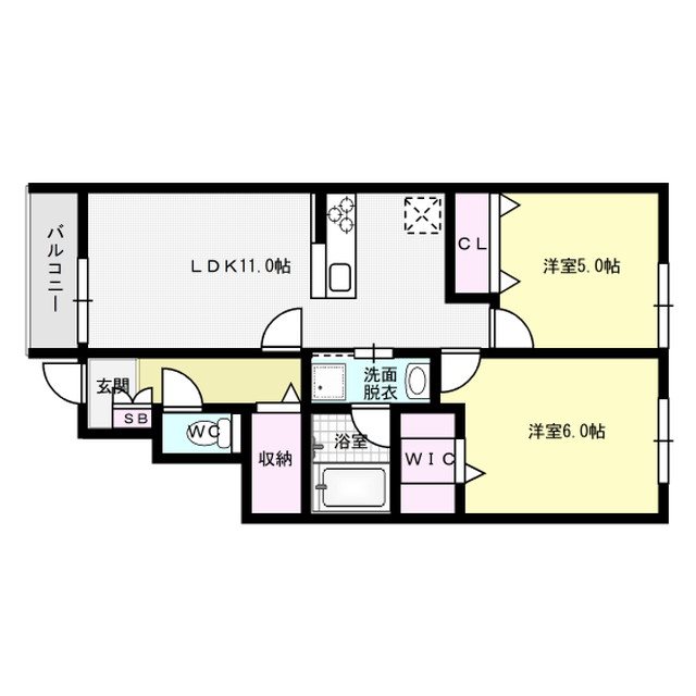 プルニエール博多 間取り