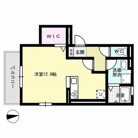 D-room夏目　弐番館 間取り