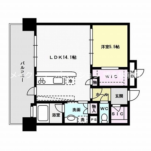 エンクレストGRAN博多駅前 間取り