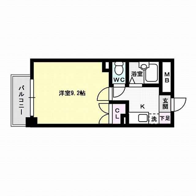 KYテラス 502号室 間取り