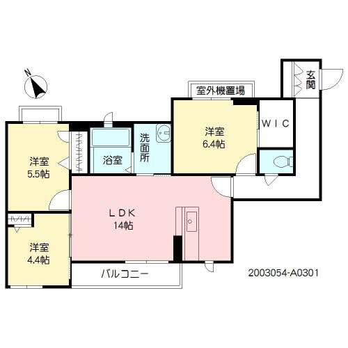 間取り SOLANAⅡ 間取り図