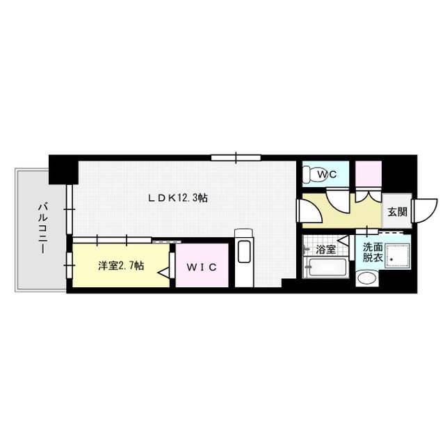 LIFEFIELD銀天町 410号室 間取り